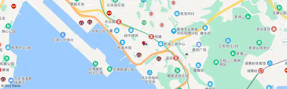 香港觀塘開源道_巴士站地圖_香港巴士_妙搜巴士搜尋2025
