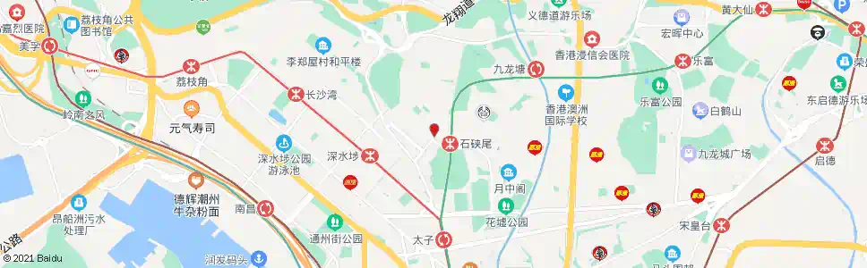 香港石硤尾邨25座_巴士站地圖_香港巴士_妙搜巴士搜尋2025