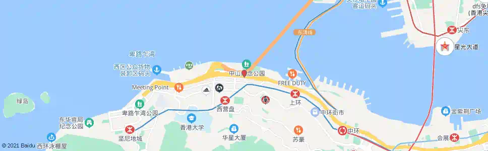 香港西消防街_巴士站地圖_香港巴士_妙搜巴士搜尋2025
