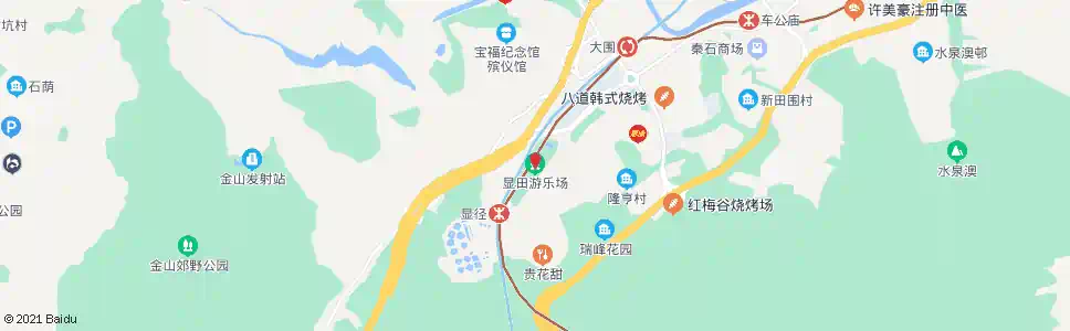 香港顯田遊樂場_巴士站地圖_香港巴士_妙搜巴士搜尋2025