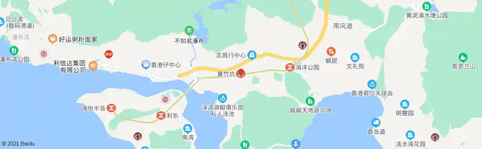 香港黃竹坑邨1座_巴士站地圖_香港巴士_妙搜巴士搜尋2025
