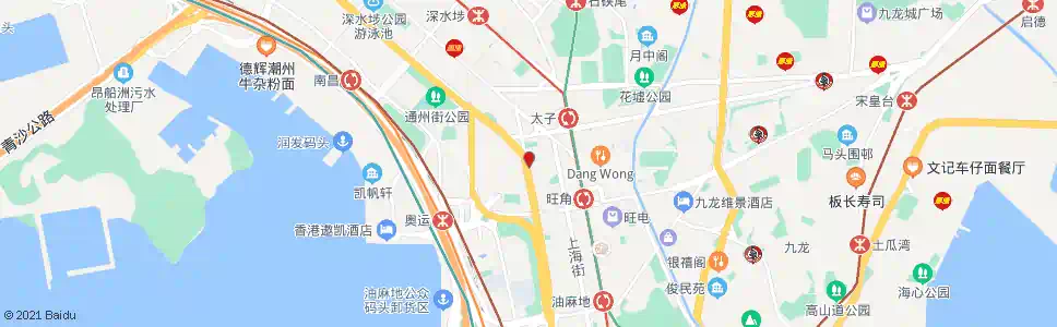香港與塘尾道交界_巴士站地圖_香港巴士_妙搜巴士搜尋2025