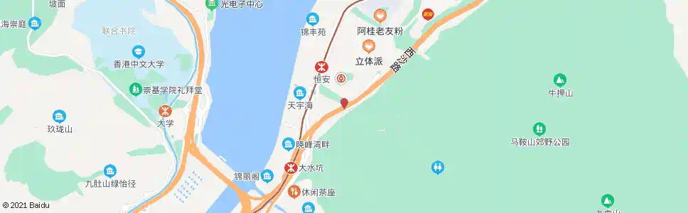 香港馬鞍山市中心總站_巴士站地圖_香港巴士_妙搜巴士搜尋2025