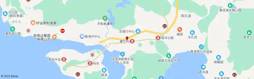 香港南朗山道_巴士站地圖_香港巴士_妙搜巴士搜尋2025