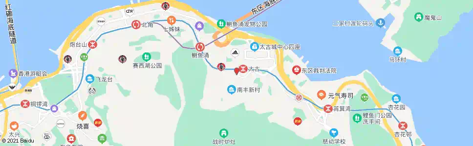 香港康怡花園_巴士站地圖_香港巴士_妙搜巴士搜尋2025