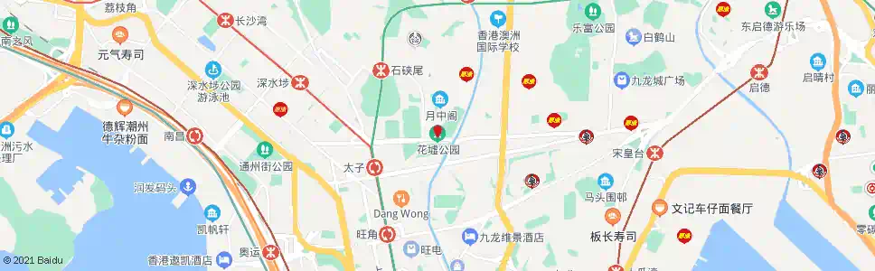 香港花墟公園_巴士站地圖_香港巴士_妙搜巴士搜尋2025