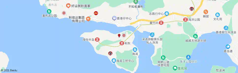 香港鴨脷洲大街_巴士站地圖_香港巴士_妙搜巴士搜尋2025