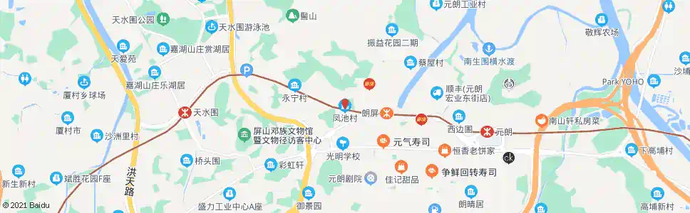 香港鳳池村_巴士站地圖_香港巴士_妙搜巴士搜尋2025