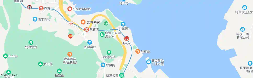 香港杏花邨_巴士站地圖_香港巴士_妙搜巴士搜尋2025