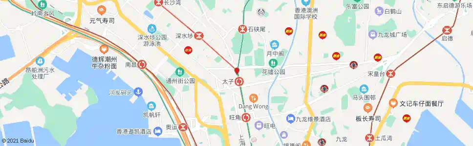 香港港鐵旺角站_巴士站地圖_香港巴士_妙搜巴士搜尋2025