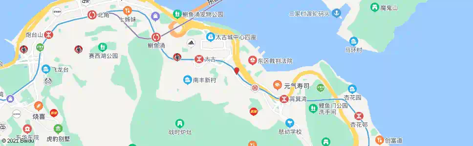 香港西河灣MTR(西灣河街市)_巴士站地圖_香港巴士_妙搜巴士搜尋2025