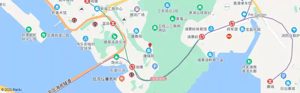 香港藍田(廣田邨)_巴士站地圖_香港巴士_妙搜巴士搜尋2025