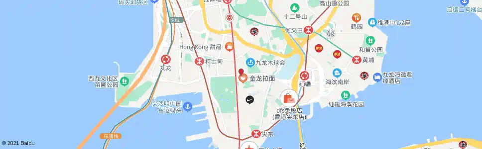 香港柯士甸道西_巴士站地圖_香港巴士_妙搜巴士搜尋2025