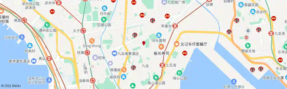 香港佐治五世公園(官湧街市)_巴士站地圖_香港巴士_妙搜巴士搜尋2025