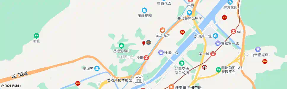 香港港鐵沙田(排頭街)_巴士站地圖_香港巴士_妙搜巴士搜尋2025