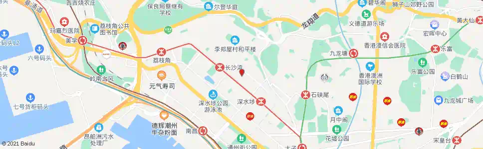 香港深水埗福榮街_巴士站地圖_香港巴士_妙搜巴士搜尋2025