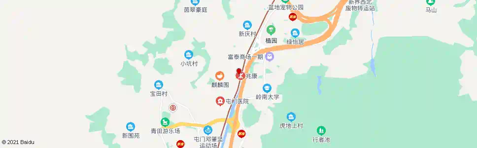香港鴻福堂集團物流中心_巴士站地圖_香港巴士_妙搜巴士搜尋2025