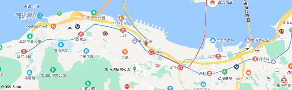 香港乾諾道中_巴士站地圖_香港巴士_妙搜巴士搜尋2025