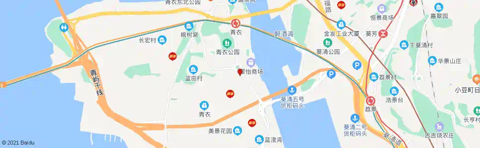 香港青衣警署_巴士站地圖_香港巴士_妙搜巴士搜尋2025