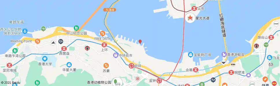 香港中環(天星碼頭)_巴士站地圖_香港巴士_妙搜巴士搜尋2025