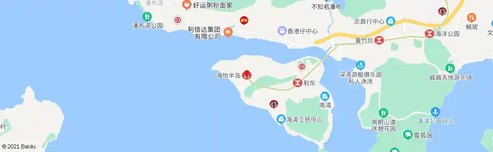 香港海怡半島_巴士站地圖_香港巴士_妙搜巴士搜尋2025