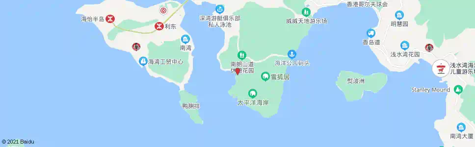 香港海洋公園(大樹灣)_巴士站地圖_香港巴士_妙搜巴士搜尋2025