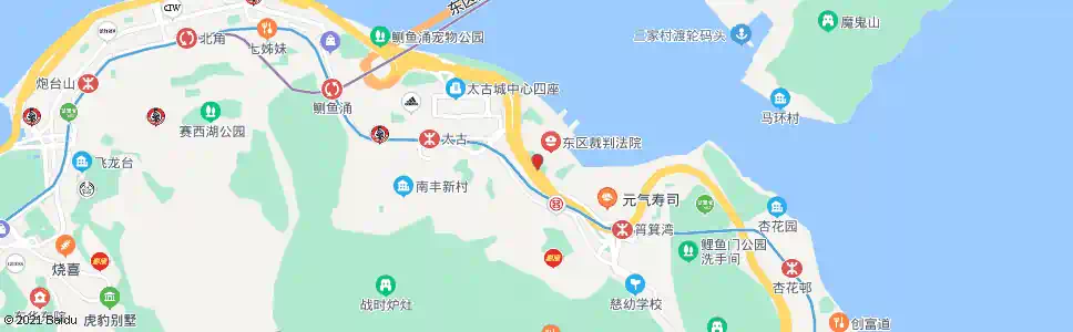 香港太安街(西灣河站)_巴士站地圖_香港巴士_妙搜巴士搜尋2025