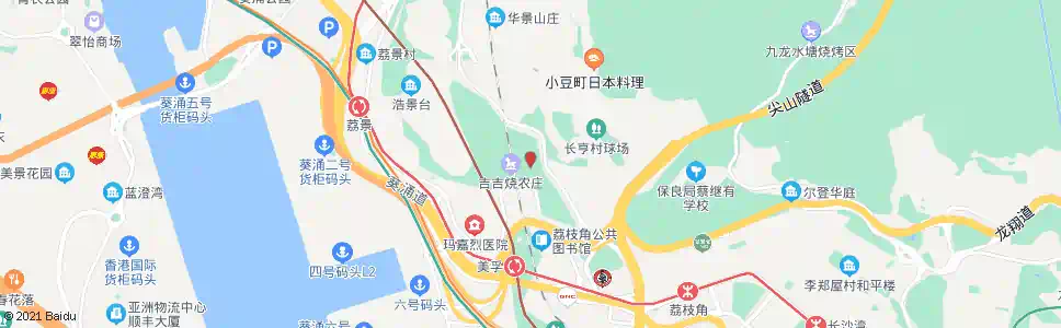 香港鍾山台_巴士站地圖_香港巴士_妙搜巴士搜尋2025