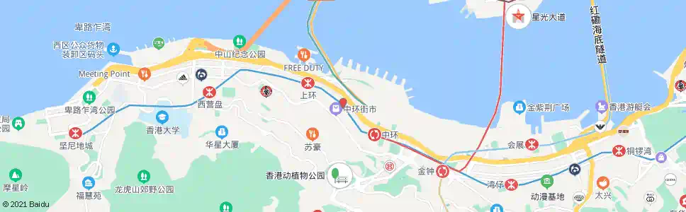 香港匯豐銀行總行_巴士站地圖_香港巴士_妙搜巴士搜尋2025