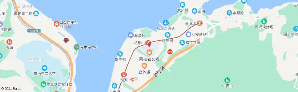香港新港城_巴士站地圖_香港巴士_妙搜巴士搜尋2025