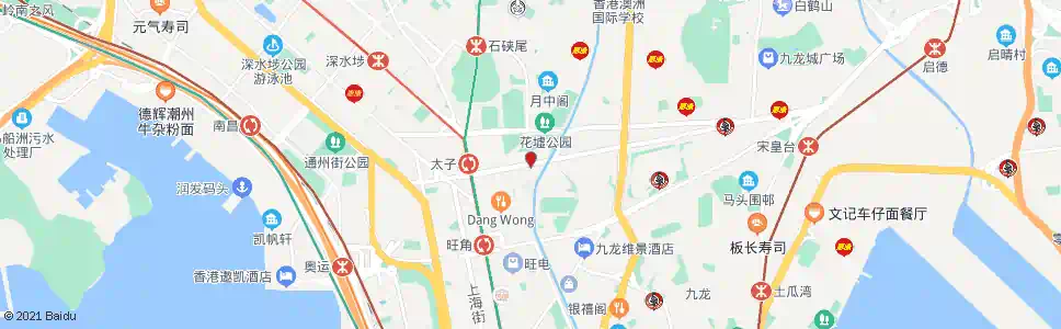 香港太子道西(太子站)_巴士站地圖_香港巴士_妙搜巴士搜尋2025