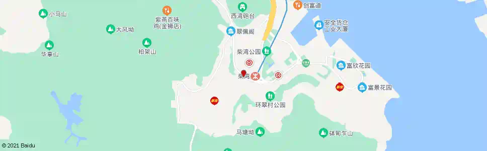 香港柴灣(環翠道)_巴士站地圖_香港巴士_妙搜巴士搜尋2025