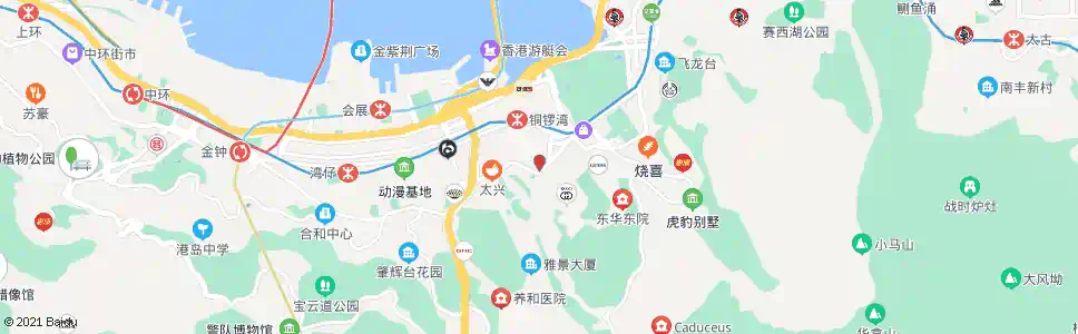 香港禮頓道(力寶禮頓中心)_巴士站地圖_香港巴士_妙搜巴士搜尋2025
