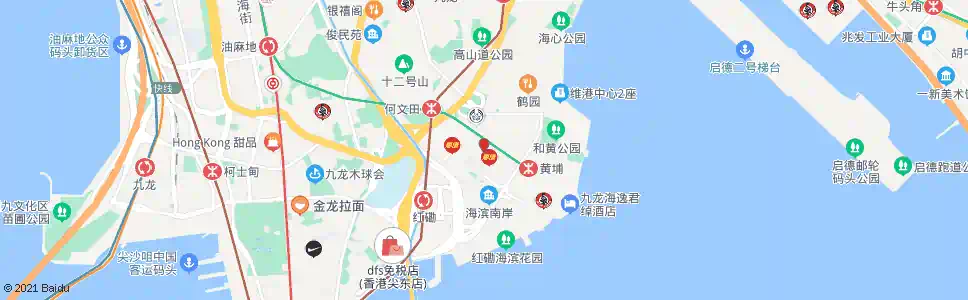 香港明按街(寶石劇院)_巴士站地圖_香港巴士_妙搜巴士搜尋2025