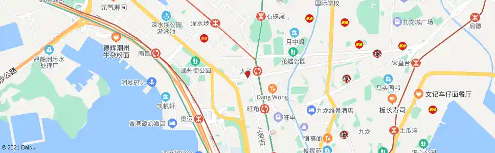 香港荔枝角道_巴士站地圖_香港巴士_妙搜巴士搜尋2025