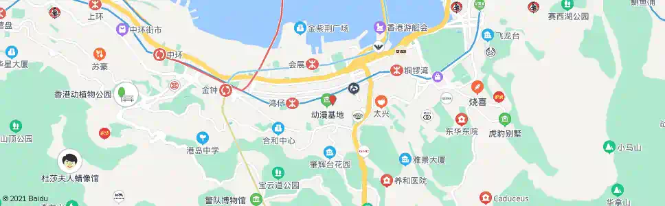 香港克街_巴士站地圖_香港巴士_妙搜巴士搜尋2025