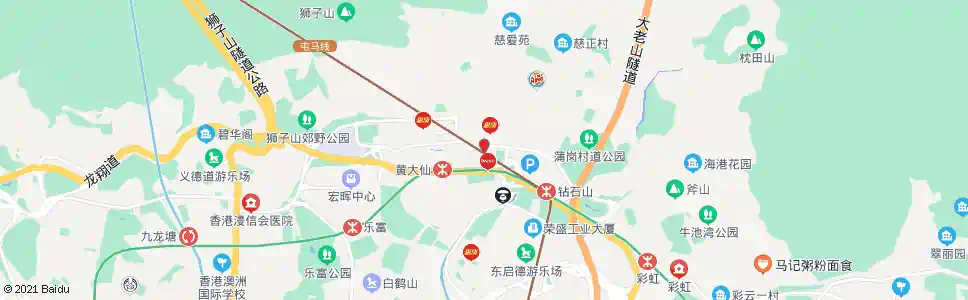 香港黃大仙消防局_巴士站地圖_香港巴士_妙搜巴士搜尋2025