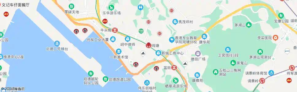 香港觀塘_巴士站地圖_香港巴士_妙搜巴士搜尋2025