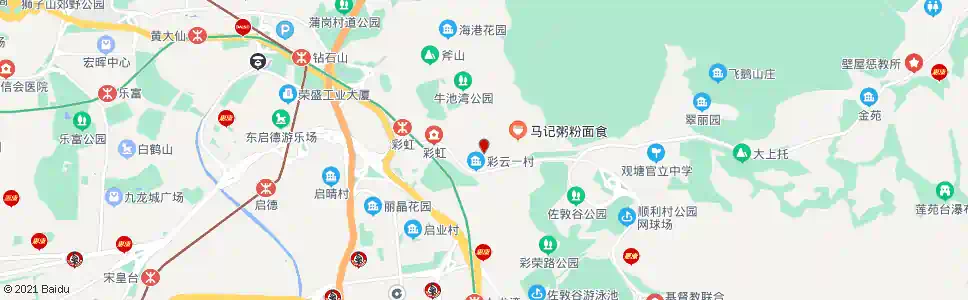 香港彩雲(豐盛街)_巴士站地圖_香港巴士_妙搜巴士搜尋2025