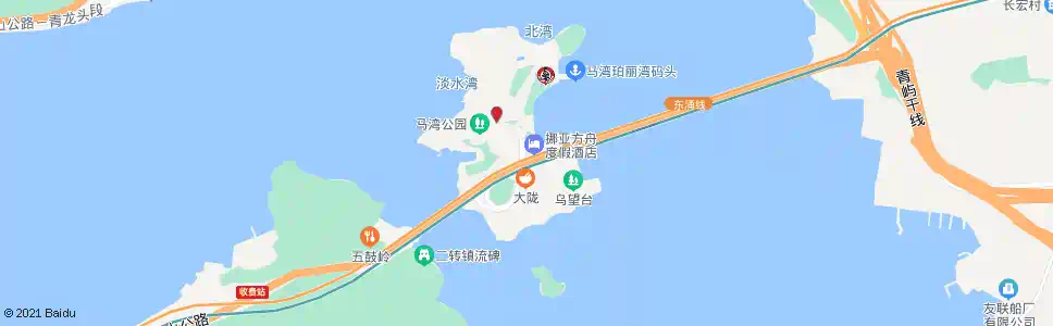 香港馬灣碼頭_巴士站地圖_香港巴士_妙搜巴士搜尋2025