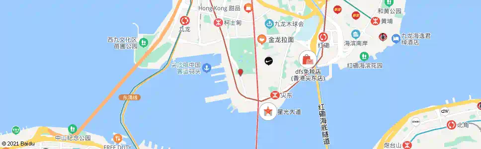 香港尖沙咀海防道_巴士站地圖_香港巴士_妙搜巴士搜尋2025