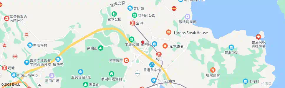 香港將軍澳游泳池_巴士站地圖_香港巴士_妙搜巴士搜尋2025