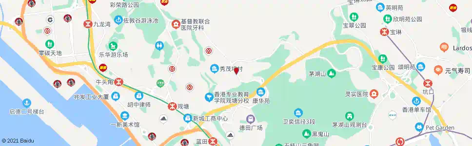 香港秀茂坪邨秀暉樓_巴士站地圖_香港巴士_妙搜巴士搜尋2025