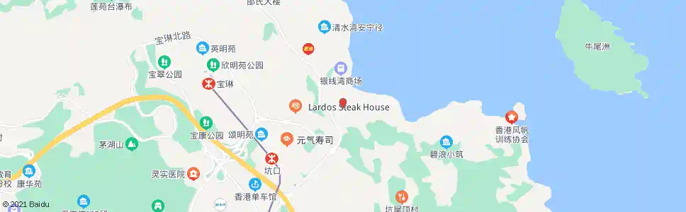 香港清水灣總站_巴士站地圖_香港巴士_妙搜巴士搜尋2025