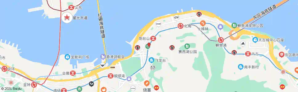 香港木星街_巴士站地圖_香港巴士_妙搜巴士搜尋2025