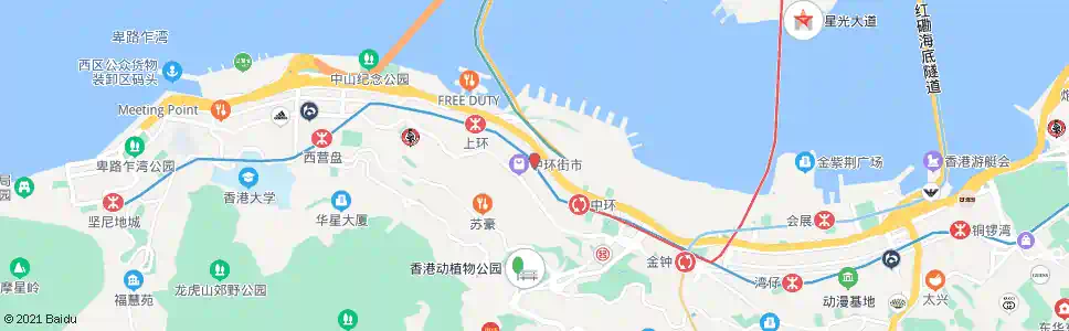 香港域多利皇后街_巴士站地圖_香港巴士_妙搜巴士搜尋2025