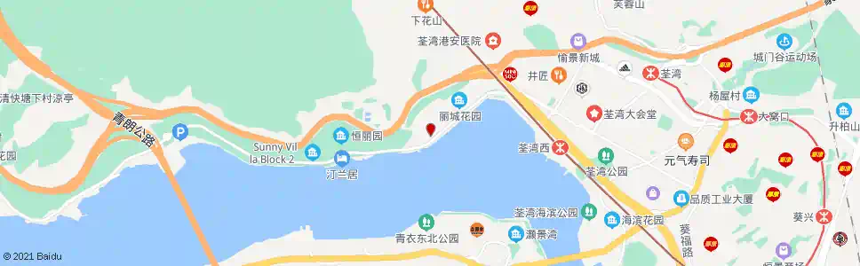 香港灣景花園_巴士站地圖_香港巴士_妙搜巴士搜尋2025