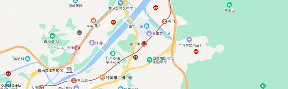 香港第一城站_巴士站地圖_香港巴士_妙搜巴士搜尋2025