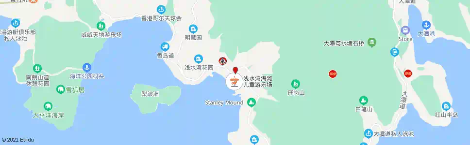 香港淺水灣別墅_巴士站地圖_香港巴士_妙搜巴士搜尋2025