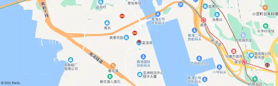 香港藍澄灣_巴士站地圖_香港巴士_妙搜巴士搜尋2025